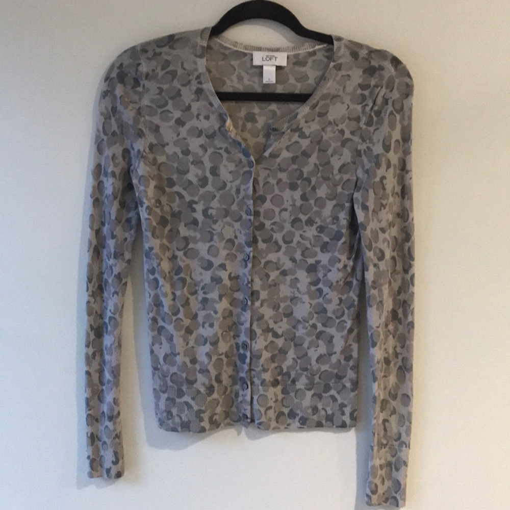 Animal Print Cardigan